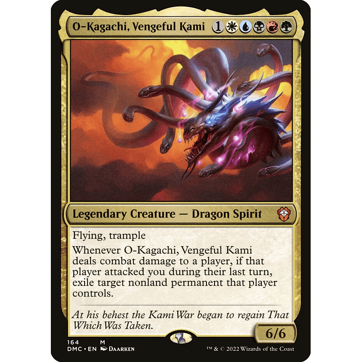 O-Kagachi, Vengeful Kami | Español | NM | DMC 1