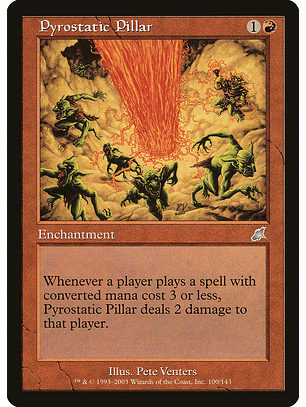 Pyrostatic Pillar (Retro Frame) | Español | NM | SCG