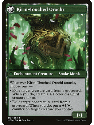 Teachings of the Kirin // Kirin-Touched Orochi | Español | NM | NEO