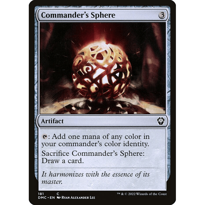 Commander's Sphere | Español | NM | DMC 1