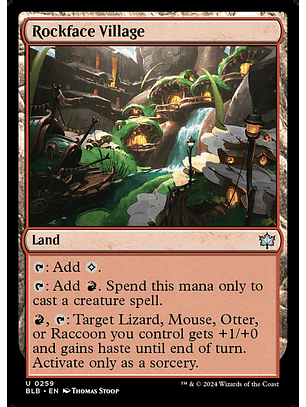 Rockface Village | Inglés | NM | BLB