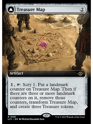 Treasure Map // Treasure Cove (Extended Art foil) | Inglés | NM | LCI
