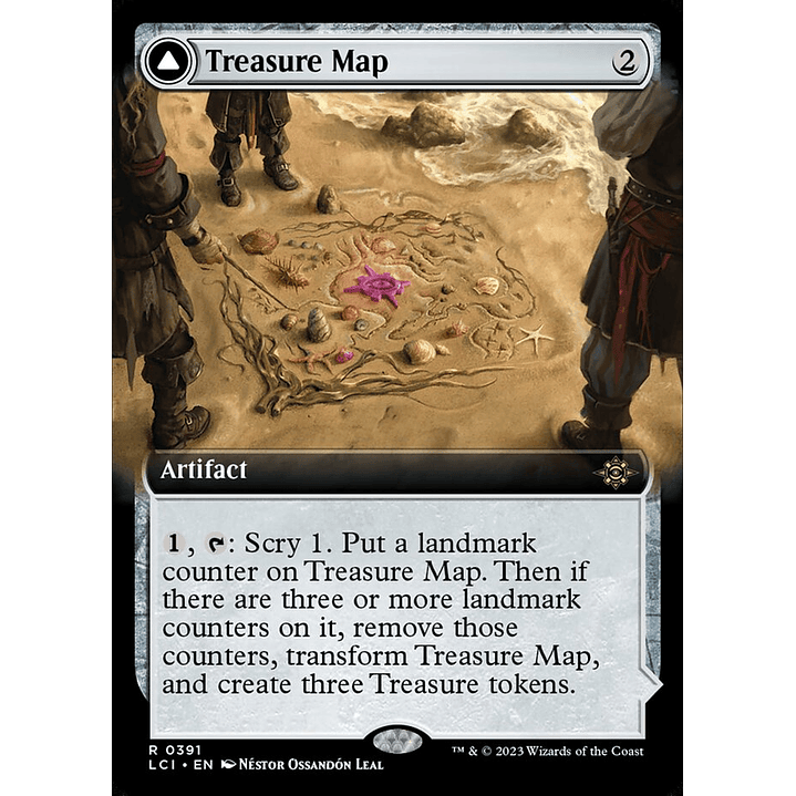 Treasure Map // Treasure Cove (Extended Art foil) | Inglés | NM | LCI 1