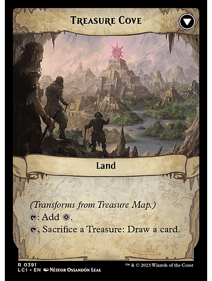 Treasure Map // Treasure Cove (Extended Art foil) | Inglés | NM | LCI