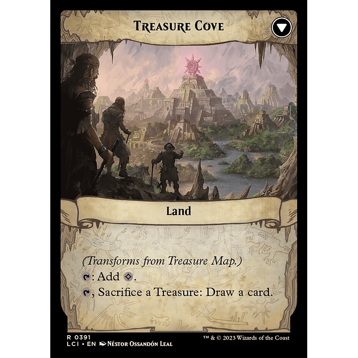 Treasure Map // Treasure Cove (Extended Art foil) | Inglés | NM | LCI 2