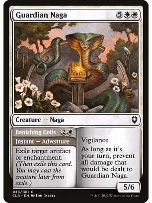 Guardian Naga // Banishing Coils | Inglés | NM | CLB