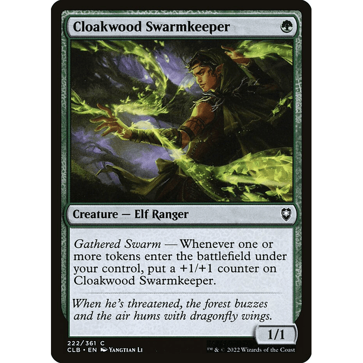 Cloakwood Swarmkeeper | Inglés | NM | CLB 1