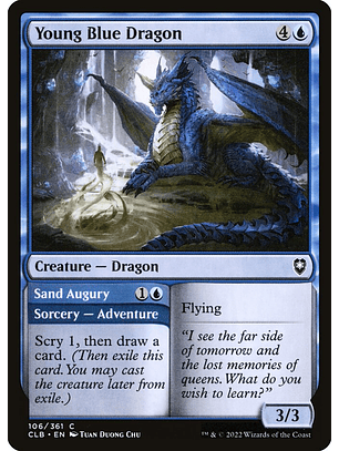 Young Blue Dragon // Sand Augury | Inglés | NM | CLB
