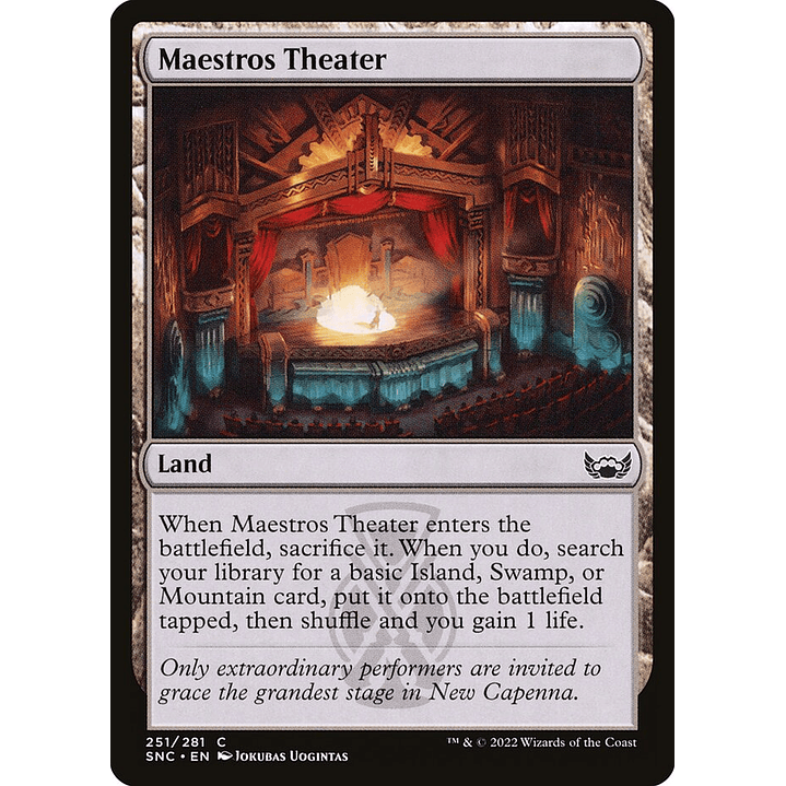 Maestros Theater | Español | NM | SNC 1