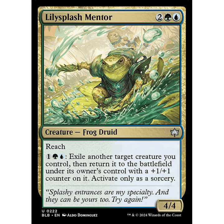 Lilysplash Mentor | Inglés | NM | BLB 1