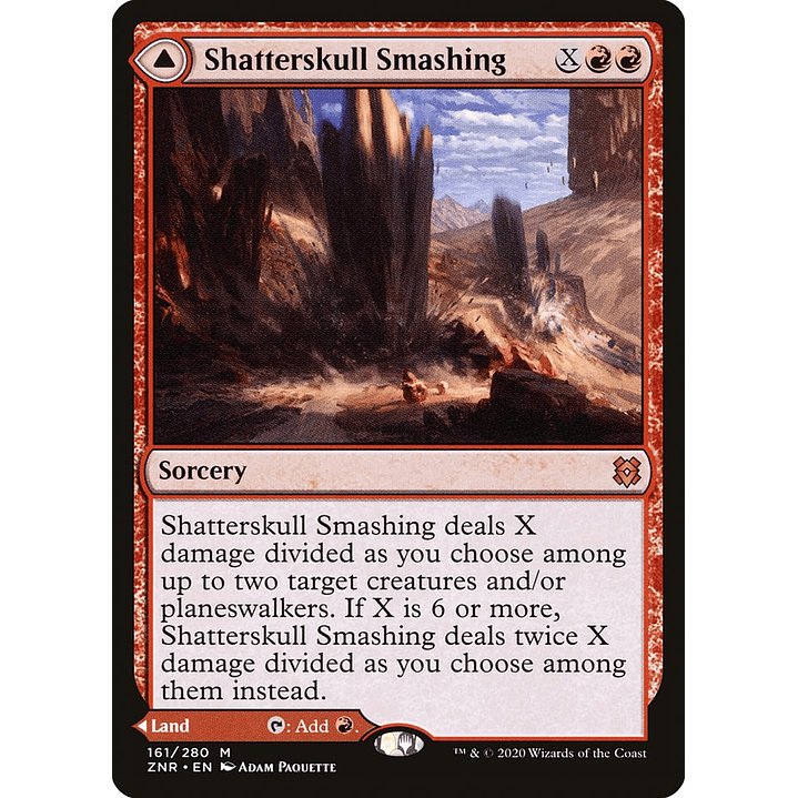 Shatterskull Smashing // Shatterskull, the Hammer Pass | Inglés | NM | ZNR 1