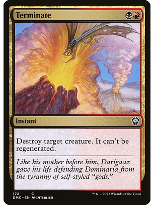 Terminate | Español | NM | DMC