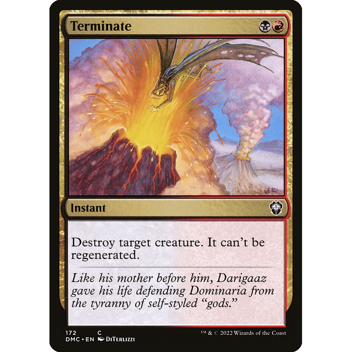 Terminate | Español | NM | DMC 1