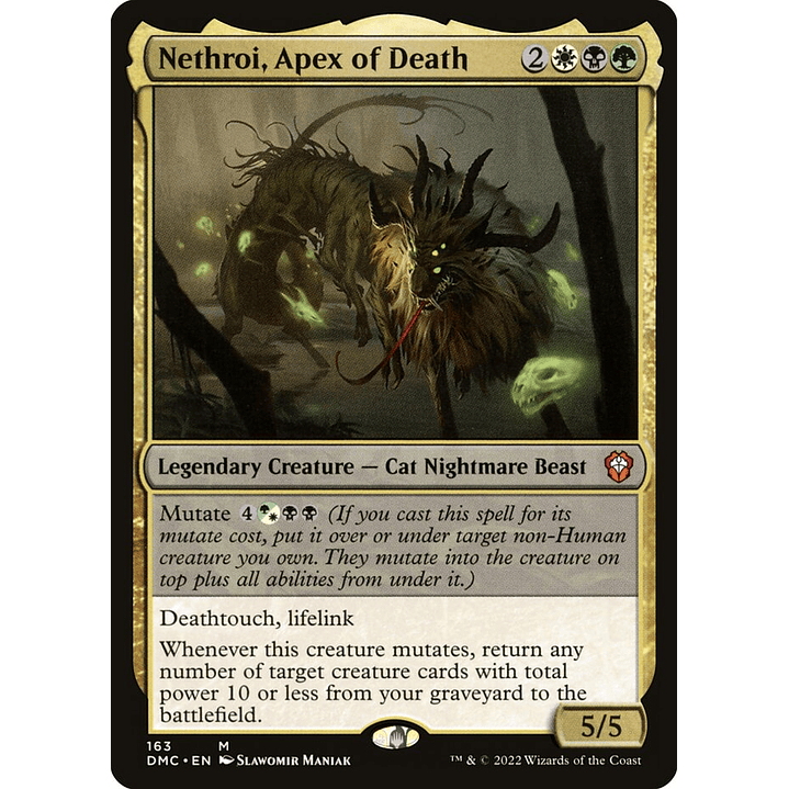 Nethroi, Apex of Death | Español | NM | DMC 1