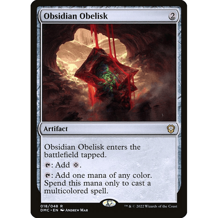 Obsidian Obelisk | Español | NM | DMC 1