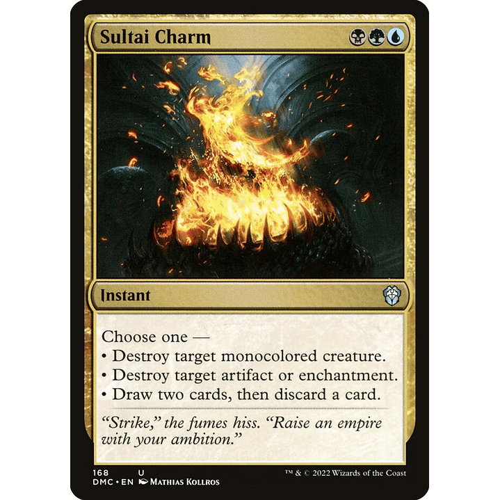 Sultai Charm | Español | NM | DMC 1