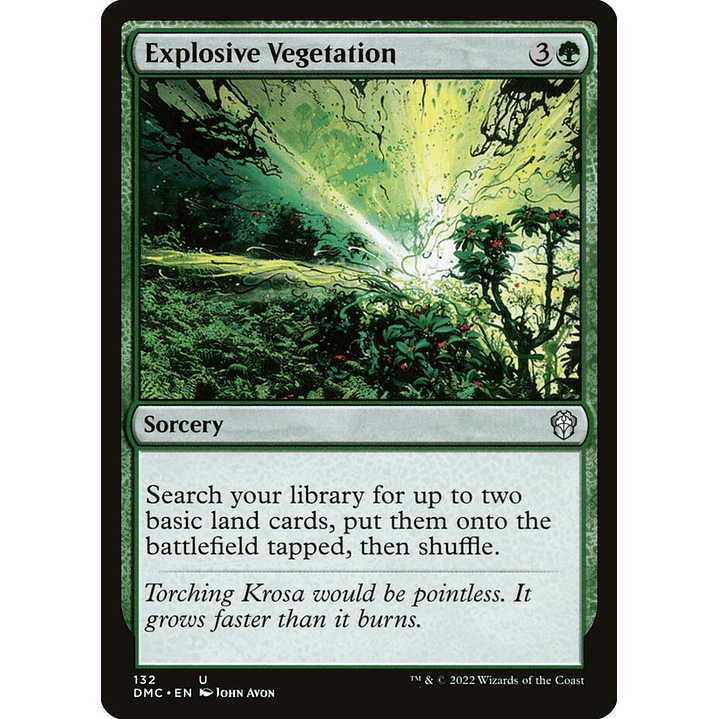 Explosive Vegetation | Español | NM | DMC 1