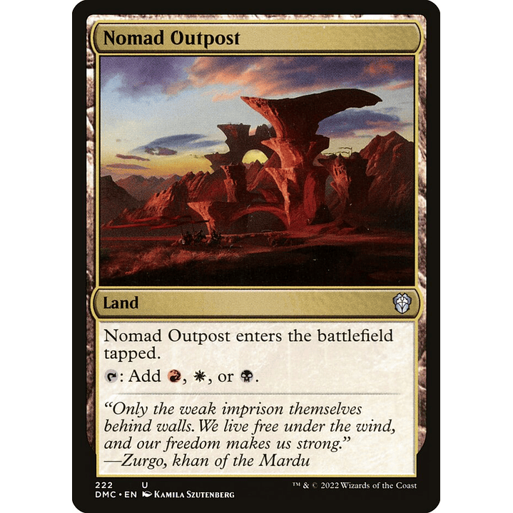 Nomad Outpost | Inglés | NM | DMC 1