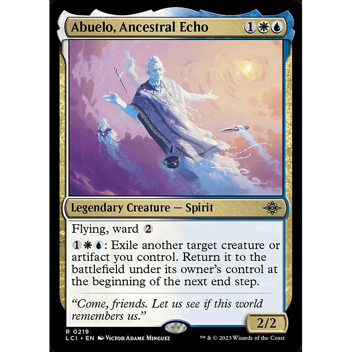 Abuelo, Ancestral Echo (foil) | Inglés | NM | LCI 1