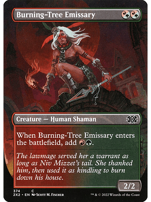 Burning-Tree Emissary (Borderless foil) | Inglés | NM | 2X2
