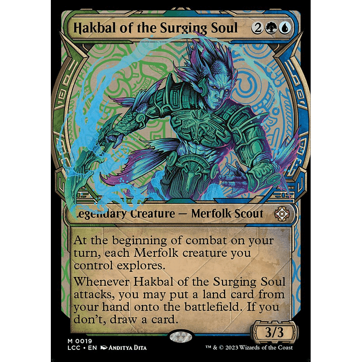 Hakbal of the Surging Soul (Showcase foil) | Inglés | NM | LCC 1