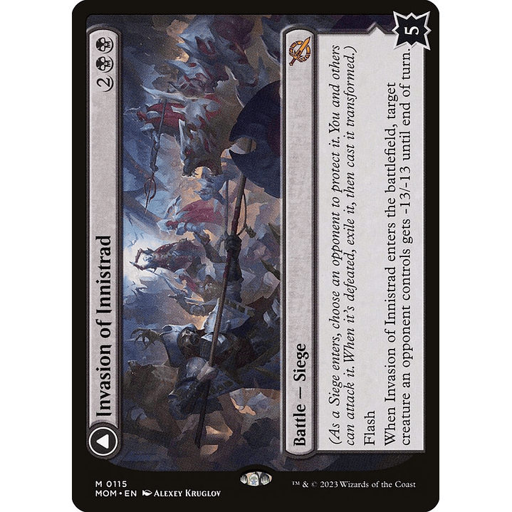 Invasion of Innistrad // Deluge of the Dead | Inglés | NM | MOM 1