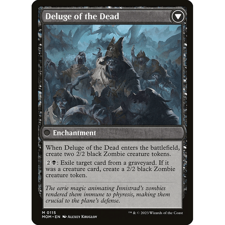 Invasion of Innistrad // Deluge of the Dead | Inglés | NM | MOM 2