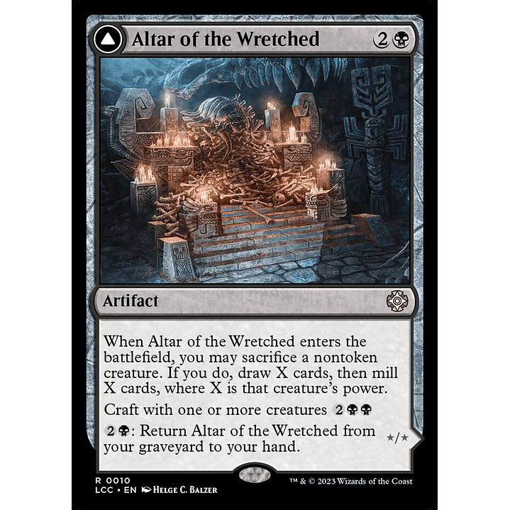 Altar of the Wretched // Wretched Bonemass | Español | NM | LCC 1