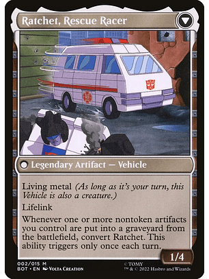 Ratchet, Field Medic // Ratchet, Rescue Racer | Inglés | NM | BOT