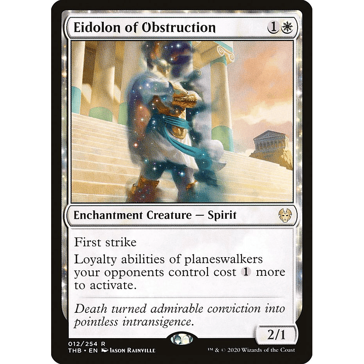 Eidolon of Obstruction (foil) | Español | NM | THB 1
