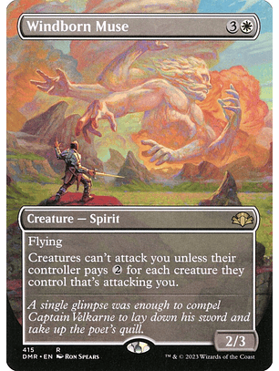 Windborn Muse (Borderless) | Español | NM | DMR