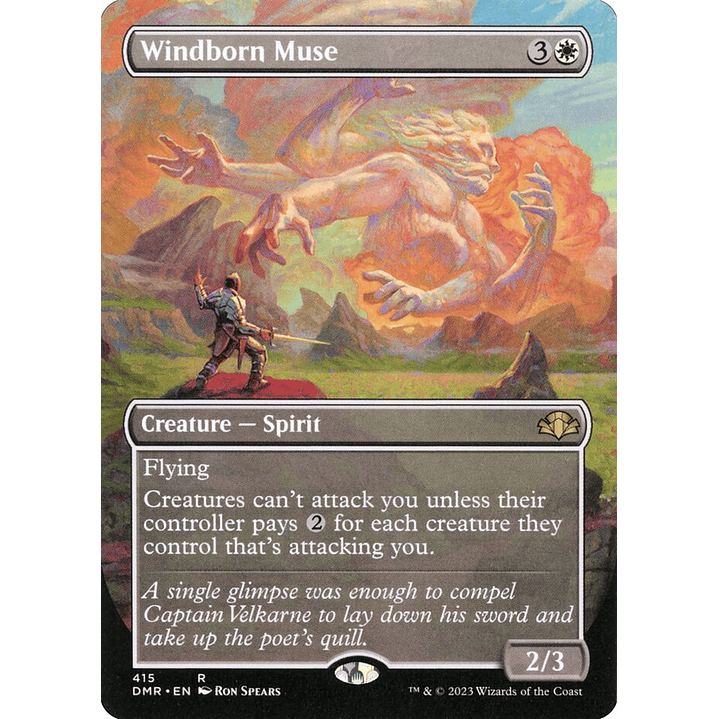 Windborn Muse (Borderless) | Español | NM | DMR 1