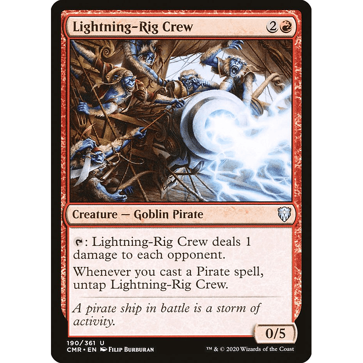 Lightning-Rig Crew | Español | NM | CMR 1