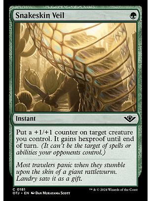 Snakeskin Veil (foil) | Inglés | NM | OTJ