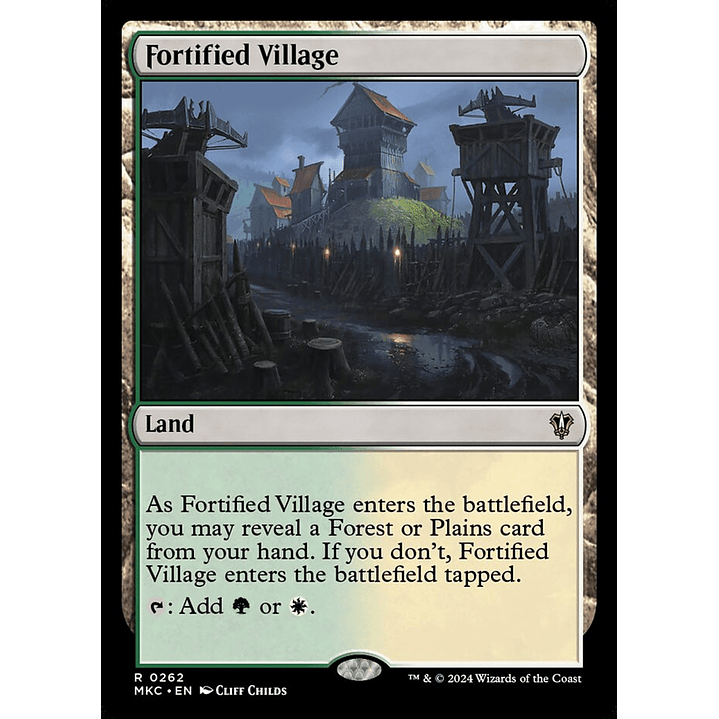 Fortified Village | Inglés | NM | MKC 1