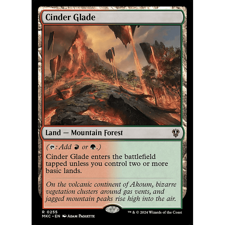 Cinder Glade | Inglés | NM | MKC 1