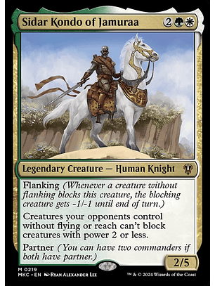 Sidar Kondo of Jamuraa | Inglés | NM | MKC