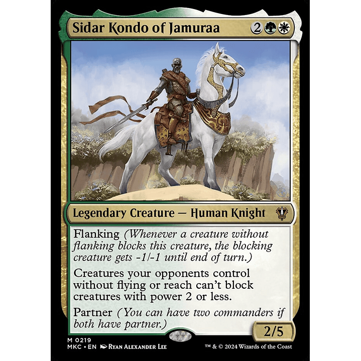Sidar Kondo of Jamuraa | Inglés | NM | MKC 1