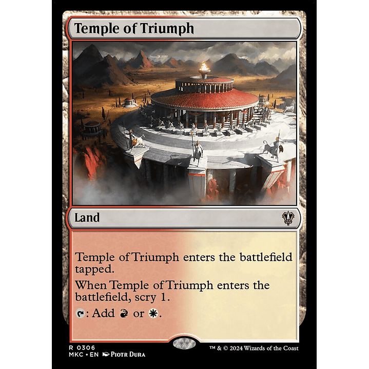 Temple of Triumph | Inglés | NM | MKC 1