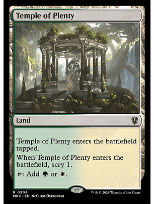 Temple of Plenty | Inglés | NM | MKC