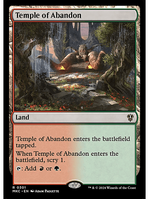 Temple of Abandon | Inglés | NM | MKC
