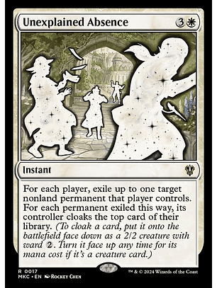 Unexplained Absence | Inglés | NM | MKC