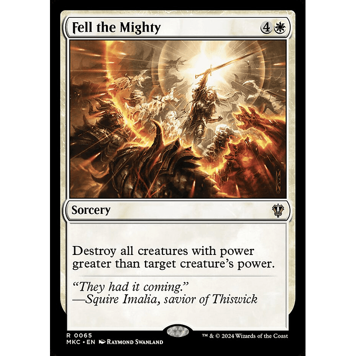 Fell the Mighty | Inglés | NM | MKC 1