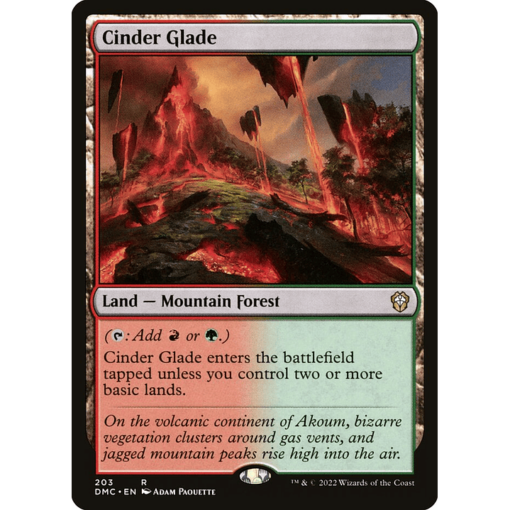 Cinder Glade | Español | NM | DMC 1