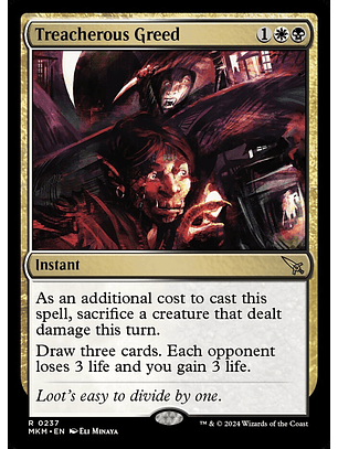 Treacherous Greed | Inglés | NM | MKM