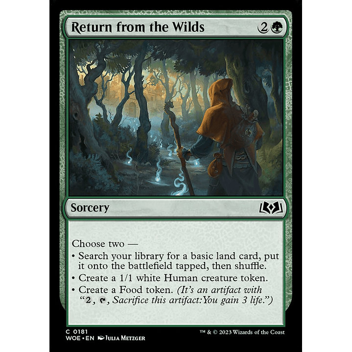 Return from the Wilds | Español | NM | WOE 1