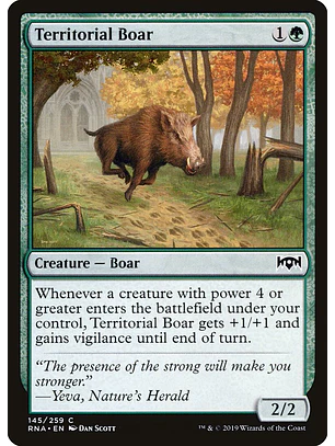 Territorial Boar | Inglés | NM | RNA