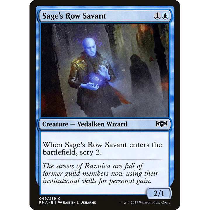 Sage's Row Savant | Inglés | NM | RNA 1