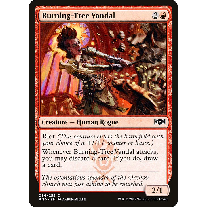 Burning-Tree Vandal | Inglés | NM | RNA 1