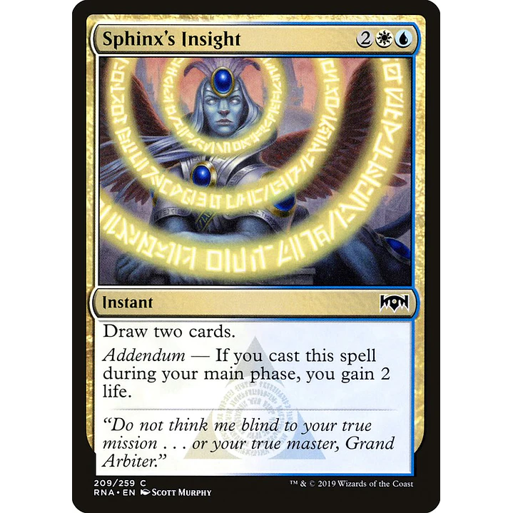Sphinx's Insight | Inglés | NM | RNA 1